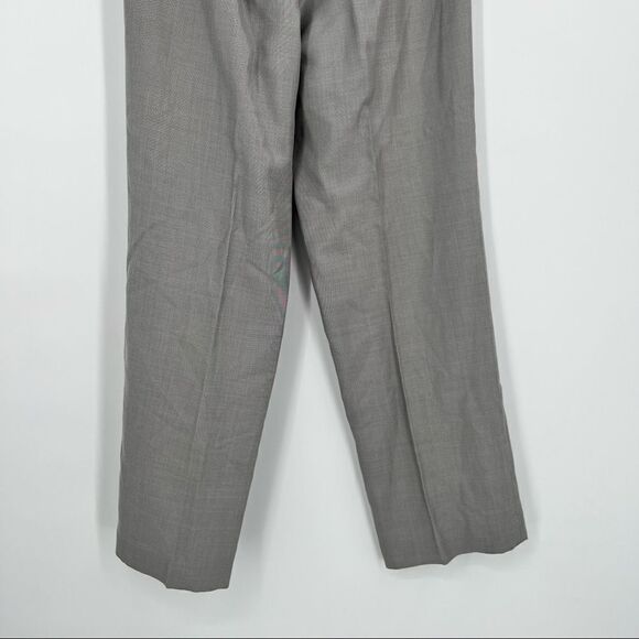 Talbots Silk Rayon Blend Trouser Pants size 6 straight leg career professional - Picture 5 of 8